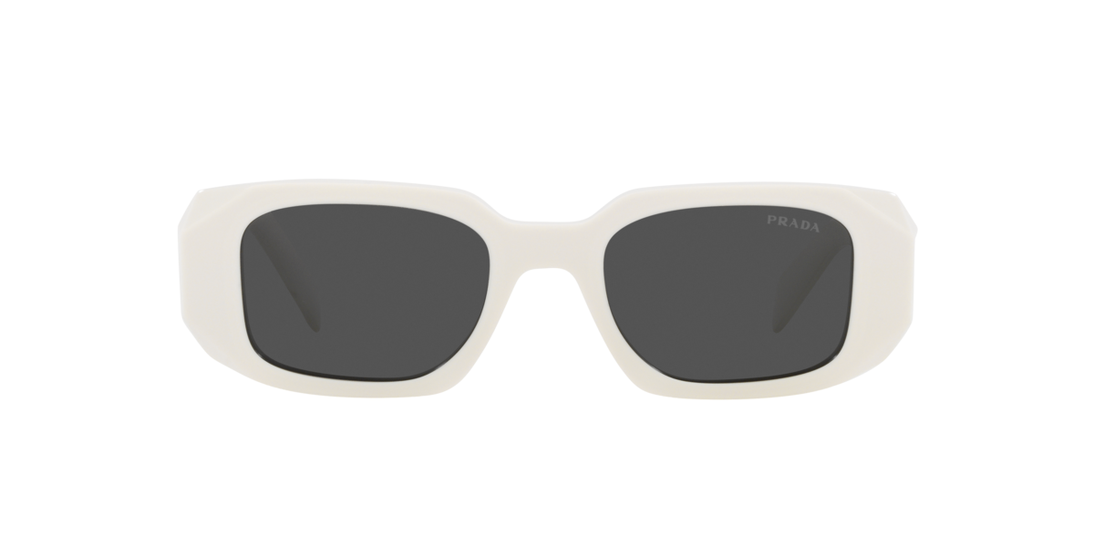 Prada Sunglasses PR17WS 1425S0 49mm Ivory / Dark Grey Lens