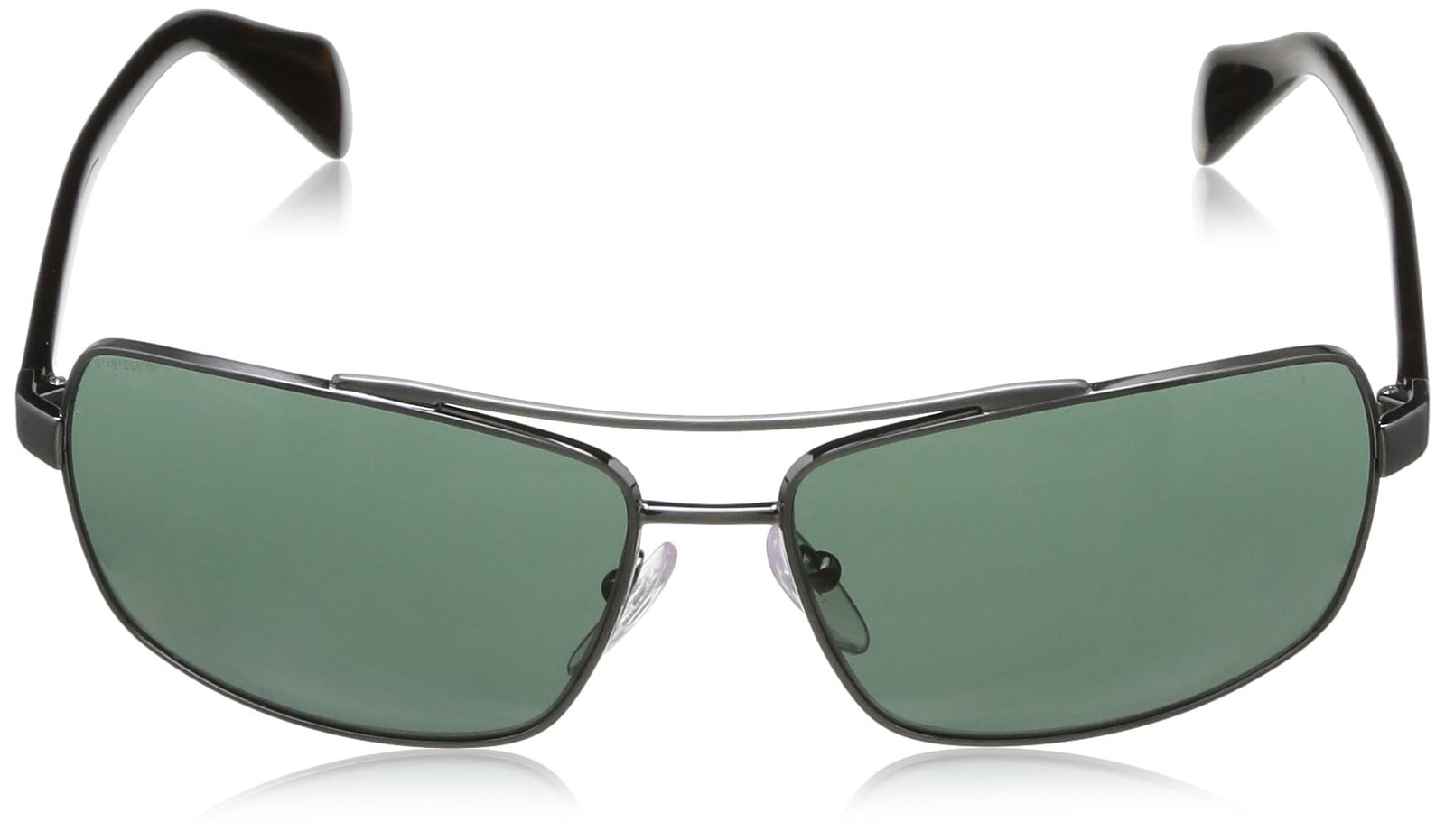 Prada Sunglasses PR55QS 75S3O1 63mm Gunmetal / Grey Green Lens