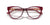 Versace Eyeglasses VE3304 5357 53mm Transparent Red / Demo Lens