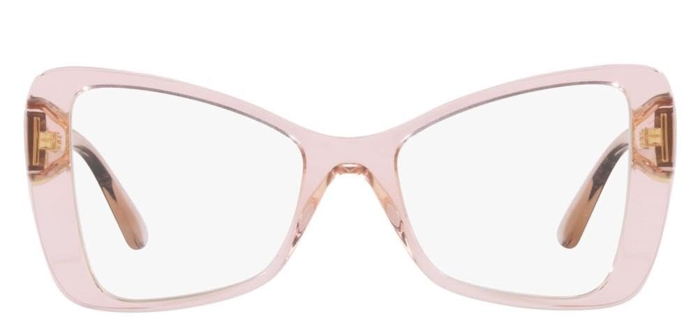 Versace Eyeglasses VE3312 5339 53mm Transparent Pink / Demo Lens