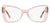 Versace Eyeglasses VE3312 5339 53mm Transparent Pink / Demo Lens