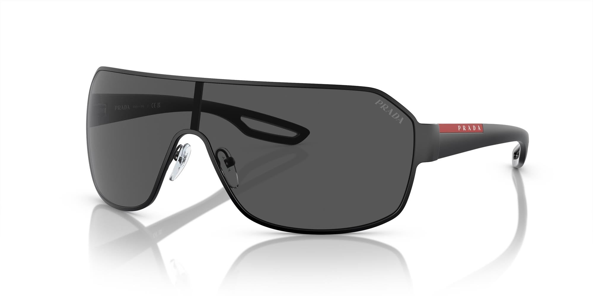 Prada Sport Sunglasses PS52QS DG01A1 37mm Matte Black / Dark Grey Lens