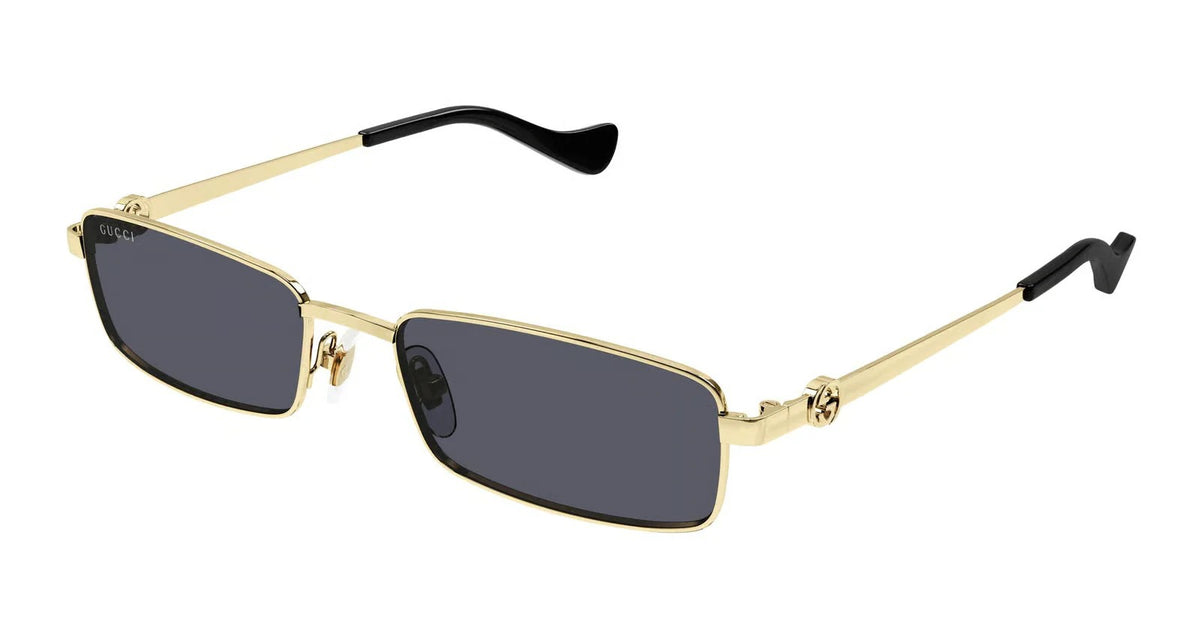 Gucci Sunglasses GG1600S 001 56mm Gold / Grey Lens