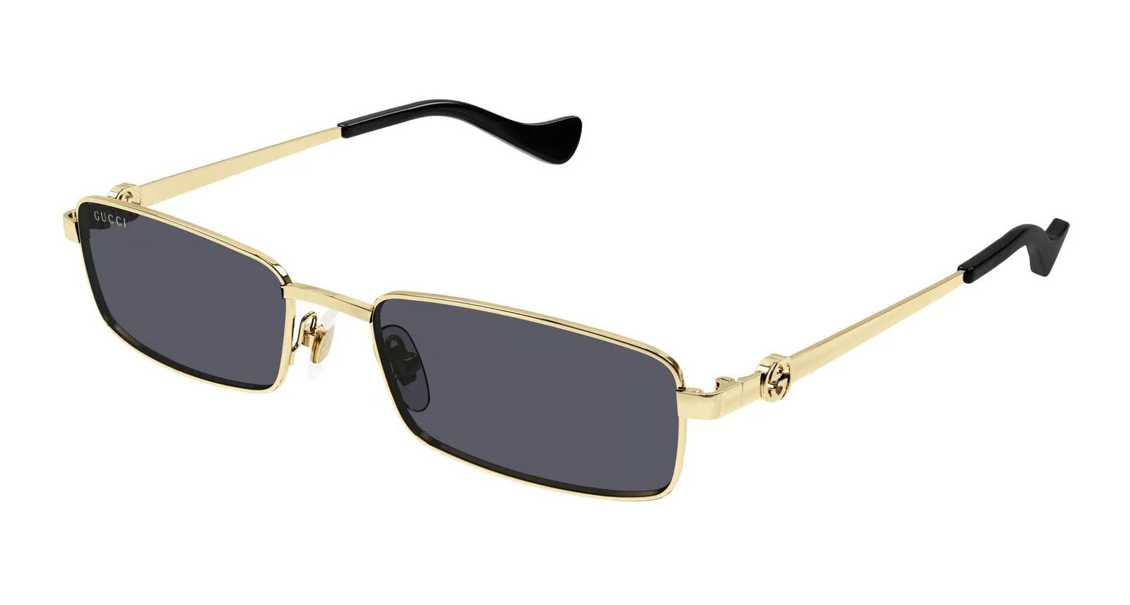Gucci Sunglasses GG1600S 001 56mm Gold / Grey Lens
