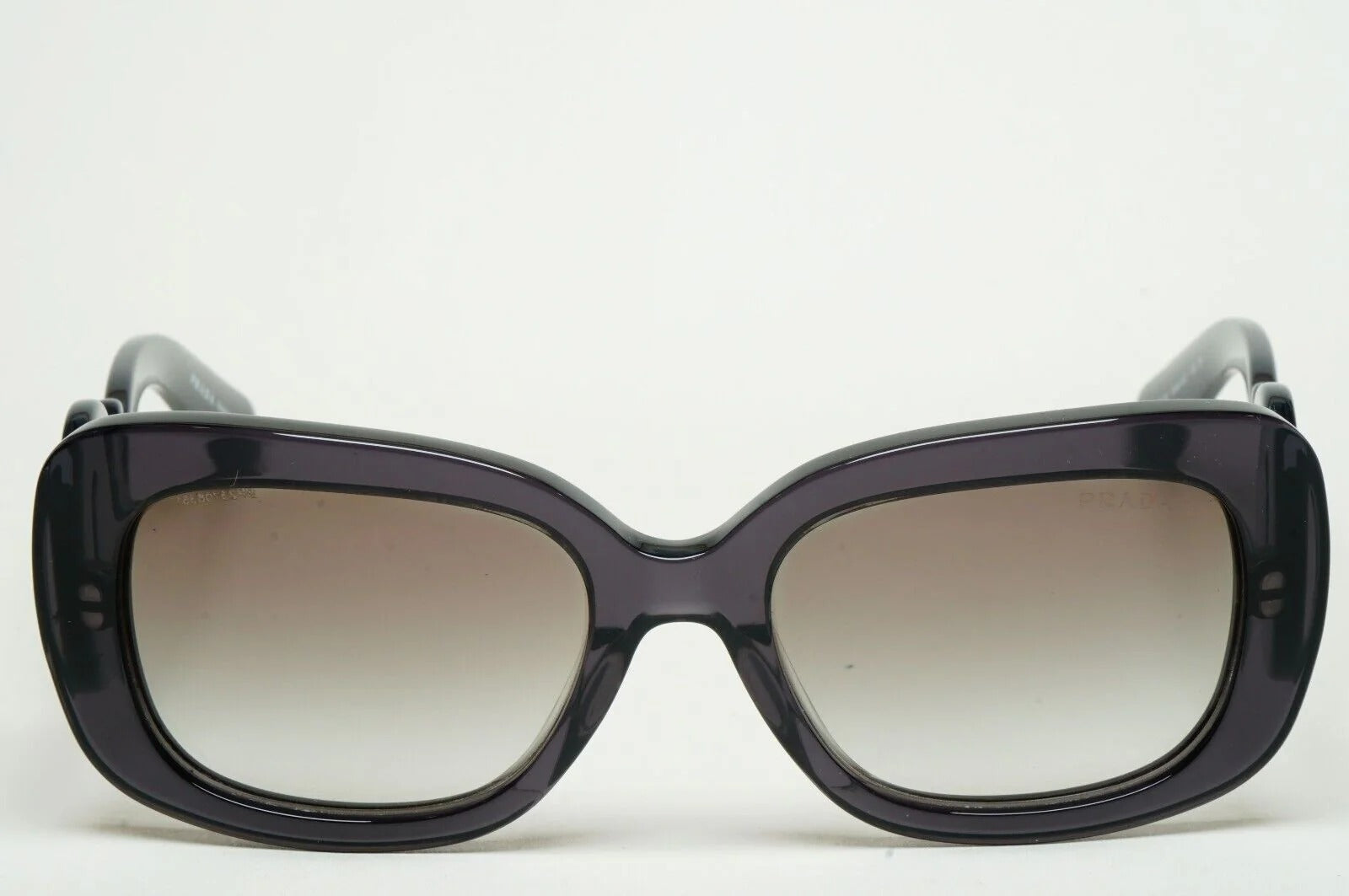 Prada Baroque Sunglasses PR27OS KAM0A7 54mm Transparent Grey/Grey Gradient Lens