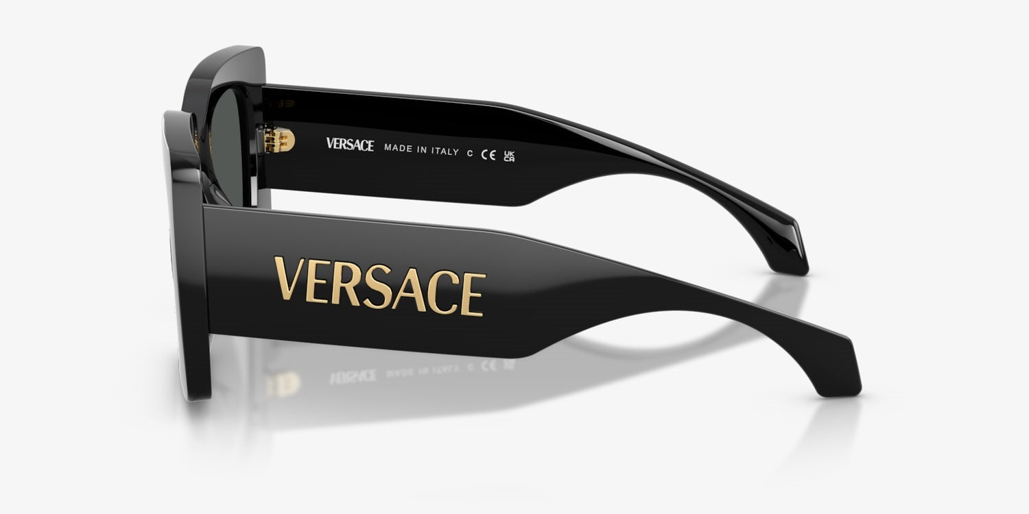 Versace Sunglasses VE4496 GB187 54mm Black / Dark Grey Lens