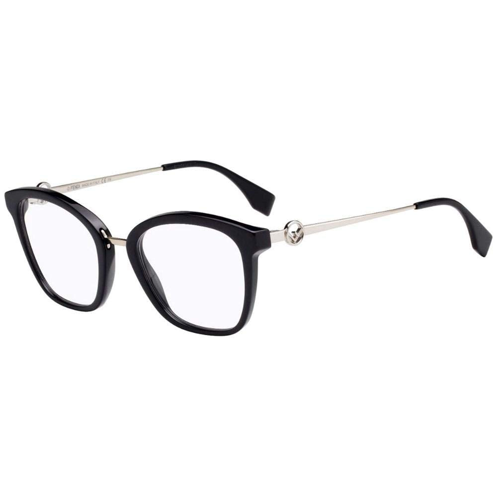 Fendi Eyeglasses FF0307 0807 50mm Black / Demo Lens