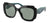 Prada Sunglasses PR16YS 1AB08Q 52mm Black Blue / Azure Mirror Lens