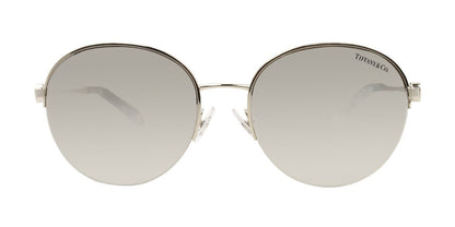 Tiffany & Co Sunglasses TF3053 61086V Silver / Light Grey Mirror Silver