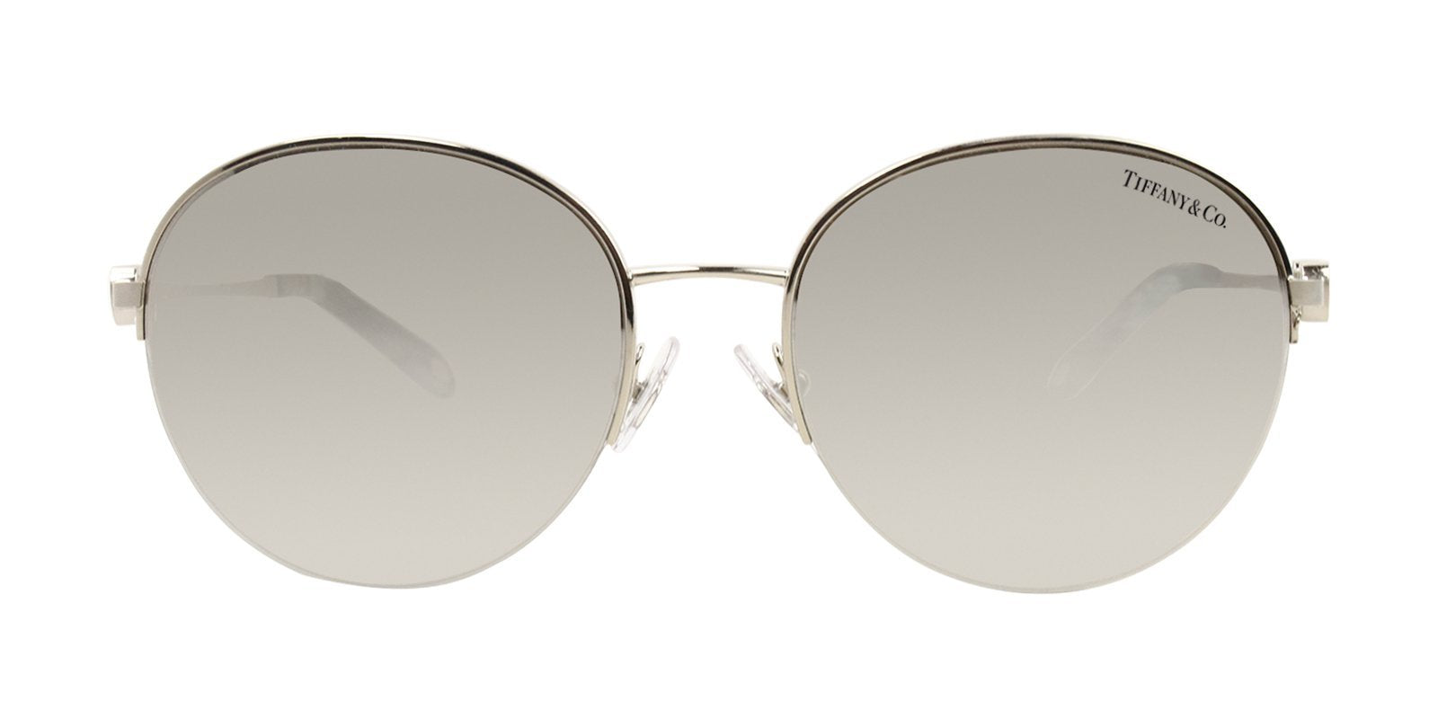 Tiffany & Co Sunglasses TF3053 61086V Silver / Light Grey Mirror Silver
