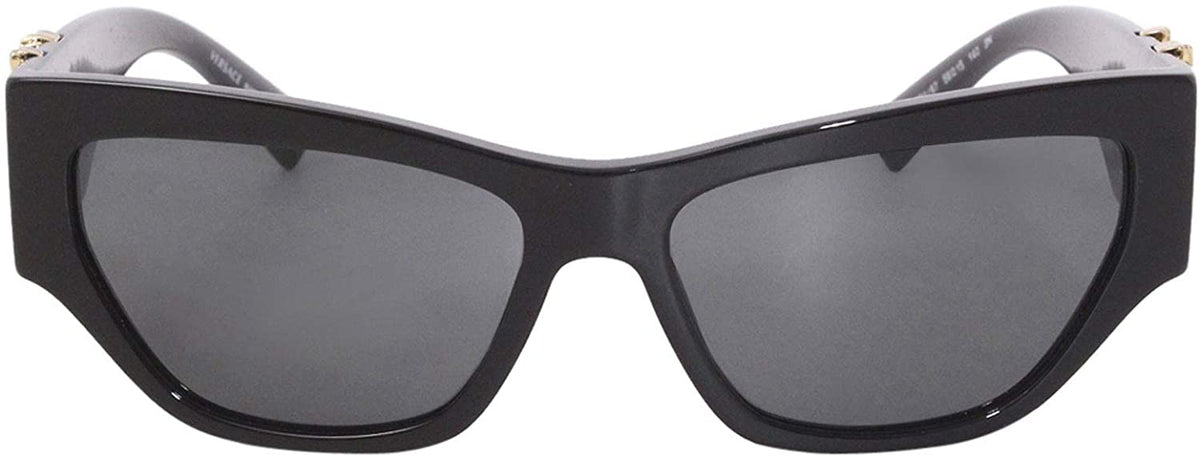 VERSACE VE4383 GB1/87 SUNGLASSES 56MM BLACK / GREY LENS [56-15-140]