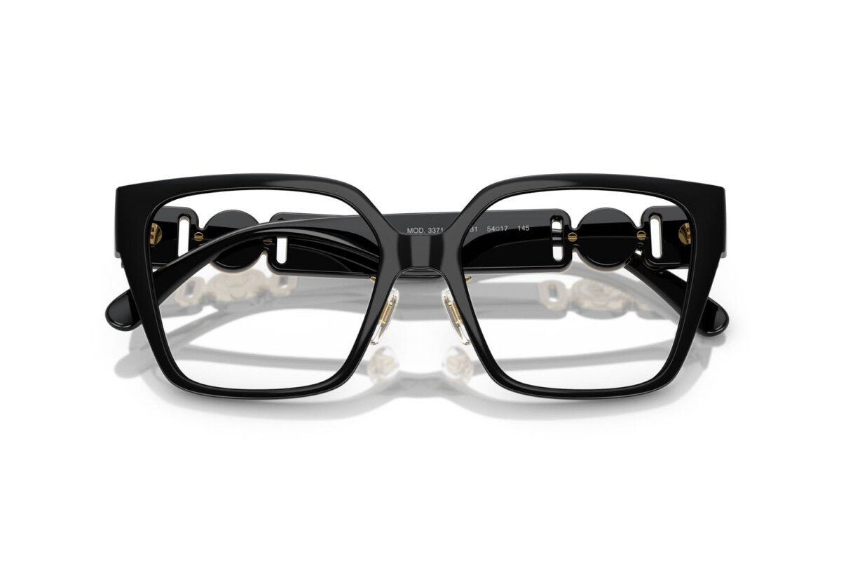 Versace Eyeglasses VE3371D GB1 54mm Black / Demo Lens