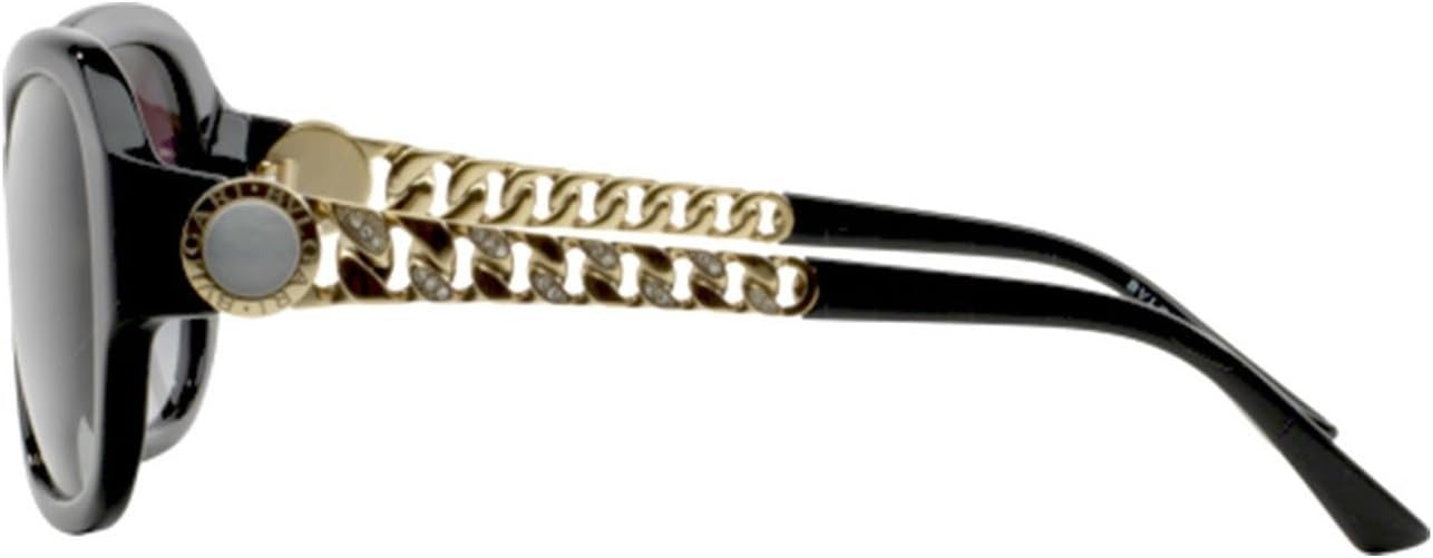 Bvlgari Vintage Sunglasses BV8130HB 5018G 56mm Black / Grey Gradient Lens