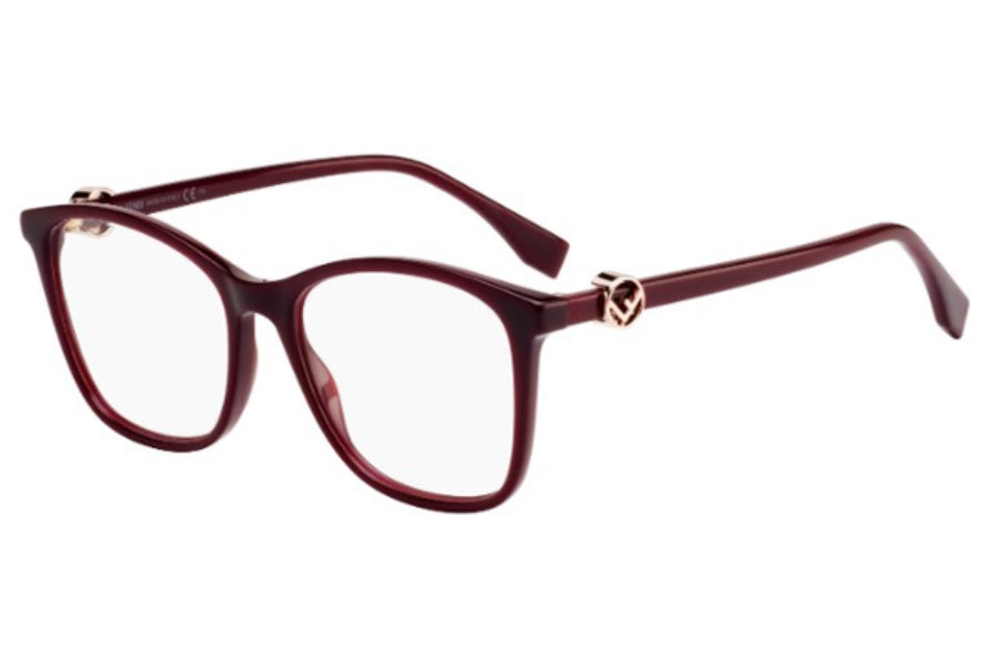 Fendi Eyeglasses FF0300 LHF 53mm Plum / Demo Lens