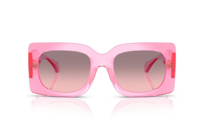 Versace Sunglasses VE4496U 53705M 54mm Transparent Pink/Rose Gradient Grey Lens