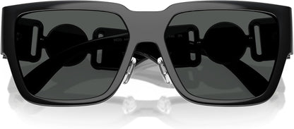 Versace Sunglasses VE4483D 536087 57mm Black / Dark Grey Lens