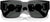 Versace Sunglasses VE4483D 536087 57mm Black / Dark Grey Lens