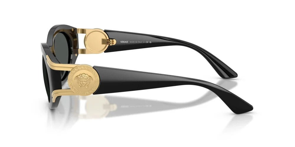 Versace Sunglasses VE4503U GB1/87 55mm Black / Dark Grey Lens