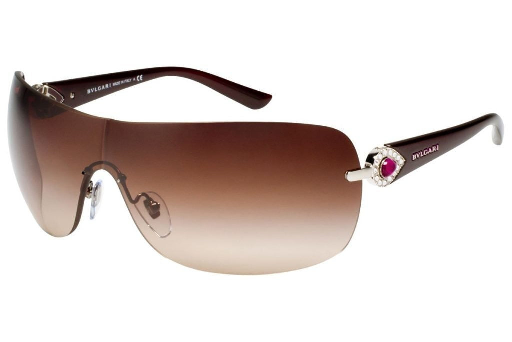 Bvlgari BV6067B 102/13 Vintage Sunglasses Brown / Brown Gradient Lens