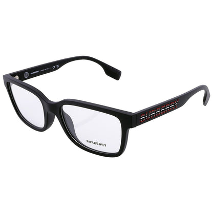Burberry BE2379U 3464 Charlie Eyeglasses 57mm Matte Black / Clear Demo Lens