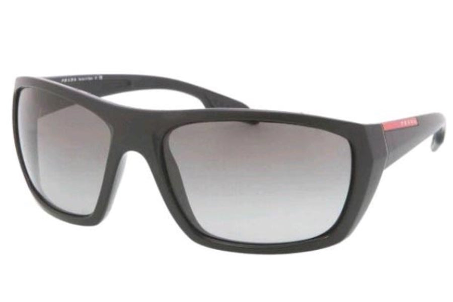 Prada Sport Sunglasses PS01OS FAD3M1 61mm Matte Black / Dark Grey Lens