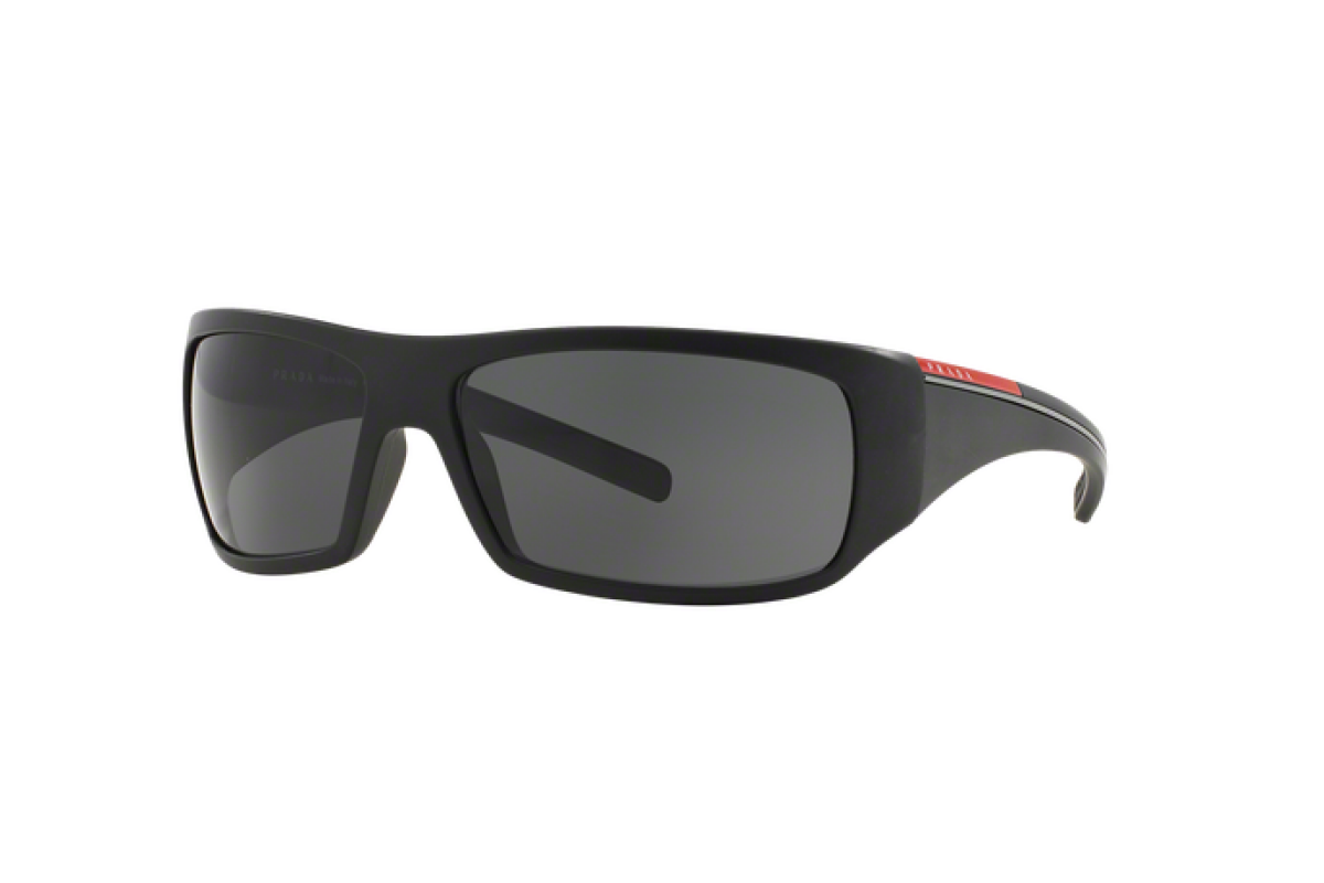 Prada Sport Sunglasses SPS 01LS 1BO1A1 Intrepid Black / Grey Lens