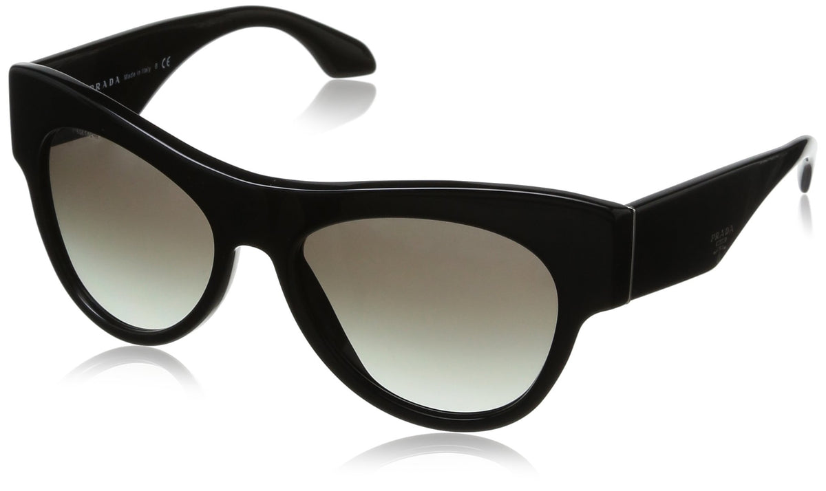 Prada Sunglasses PR28QS 1AB0A7 56mm Black / Grey Gradient Lens