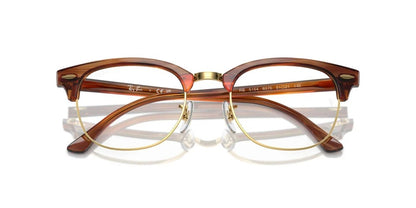 Ray-Ban RX5154 8375 Eyeglasses 51mm Striped Brown / Clear Demo Lens
