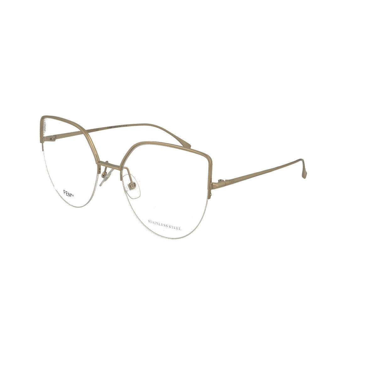Fendi Eyeglasses FF0423 J5G 55mm Gold / Demo Lens