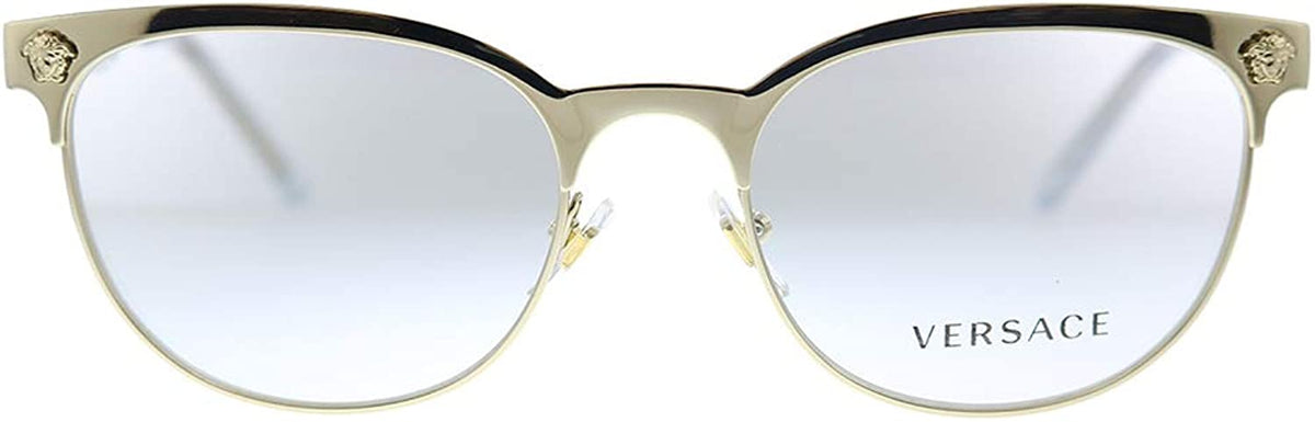 Versace Eyeglasses VE1268 1252 53mm Pale Gold / Demo Lens