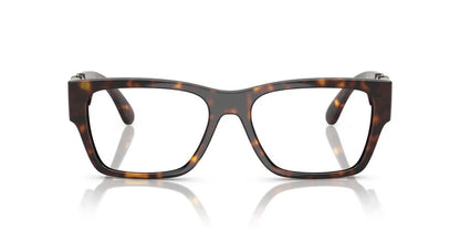Versace VE3368U 108 Eyeglasses 53mm Havana / Clear Demo Lens