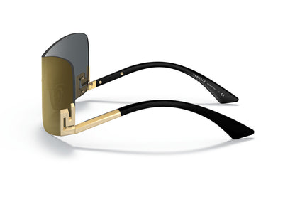Versace Sunglasses VE2240 10025A 40mm Mirror Gold / Dark Grey Mirror Gold Lens