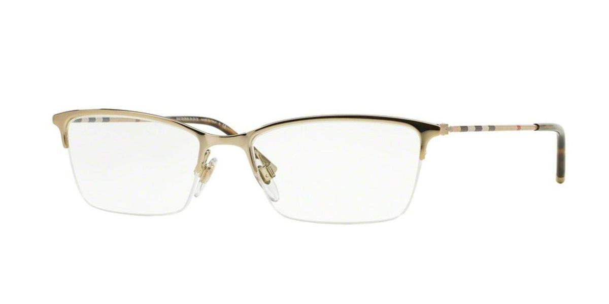 Burberry Eyeglasses BE1278 1145 53mm Gold / Demo Lens