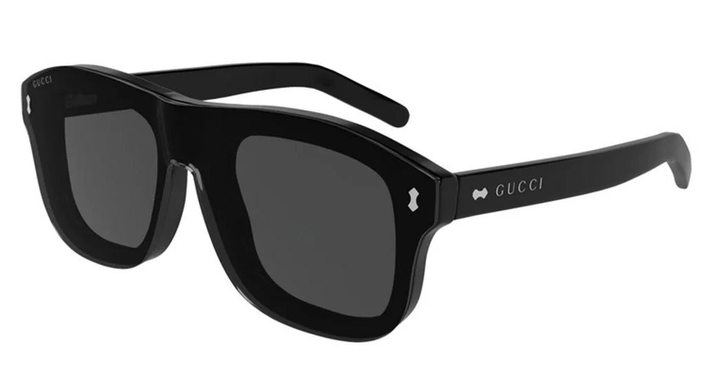 Gucci Sunglasses GG1712S 001 52mm Black / Clear W Grey Clip On Lens