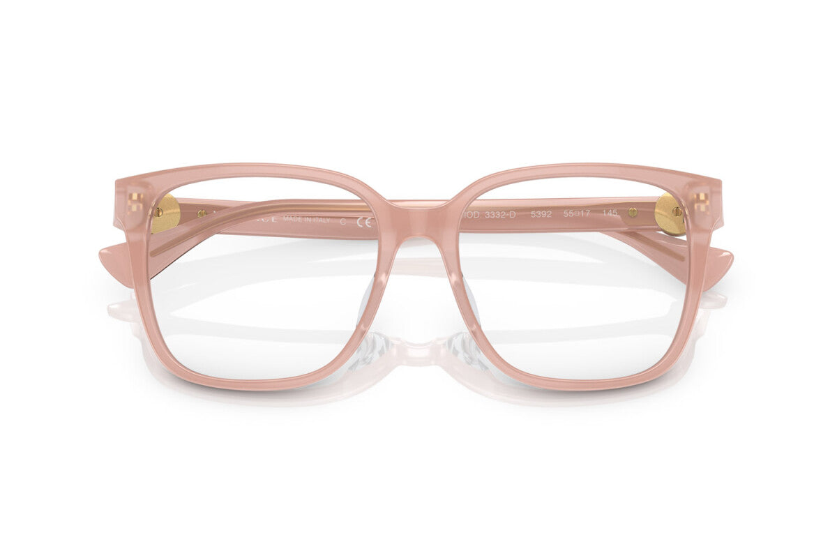 Versace Eyeglasses VE3332D 5392 55mm Opal Pink / Demo Lens