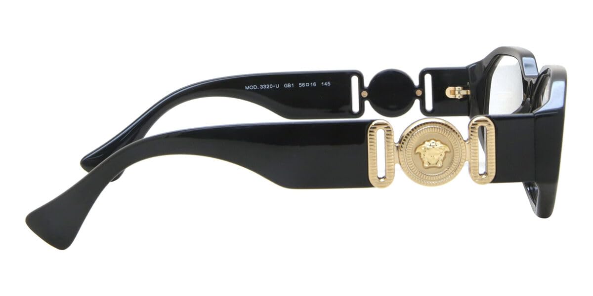 Versace Eyeglasses VE3320U GB1 56mm Black / Demo Lens