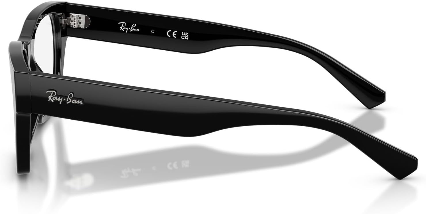 Ray-Ban RX5448 2000 Eyeglasses 53mm Black / Clear Demo Lens