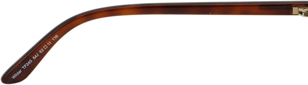 Tom Ford Wilder Sunglasses TF240 54J 62mm Brown Havana / Dark Brown Lens
