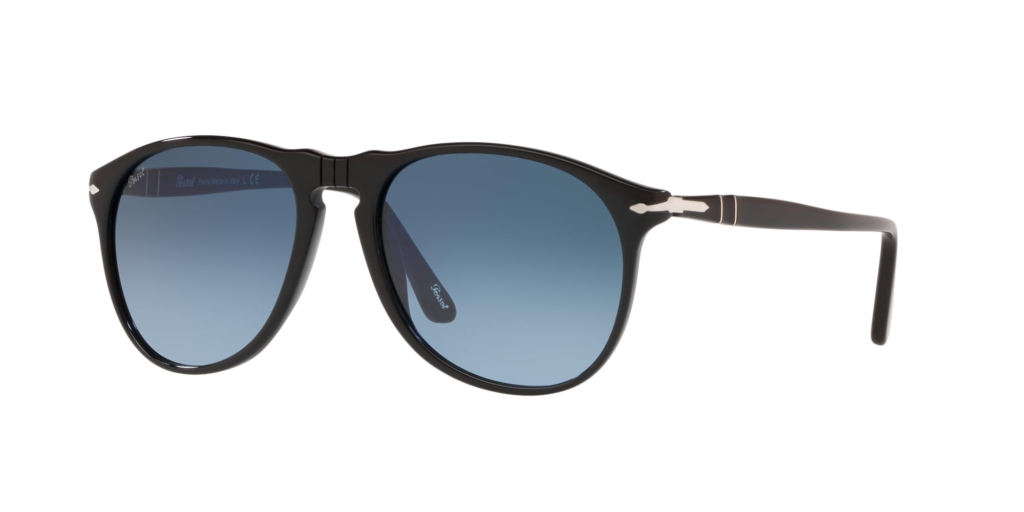 Persol Sunglasses PO9649S 95_Q8 55mm Black / Azure Gradient Blue Lens