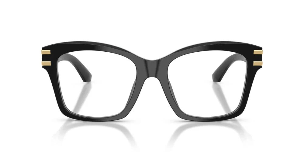 Dolce & Gabbana DG3419 501 Square Eyeglasses 54mm Black / Clear Demo Lens