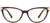 Versace Eyeglasses VE3271 108 54mm Havana / Demo Lens