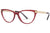 Versace Eyeglasses VE3271 388 54mm Transparent Red / Demo Lens