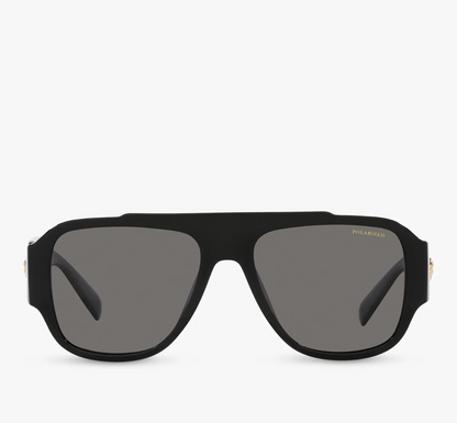Versace Sunglasses VE4436U GB181 57mm Black / Dark Grey Polarized Lens