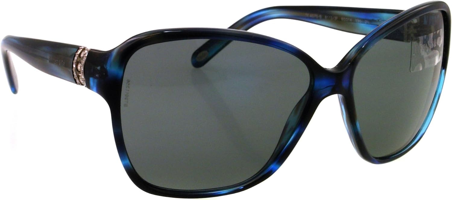 Tiffany & Co VINTAGE Sunglasses TF4070B 8113/3F 60mm Ocean Blue / Grey Lens