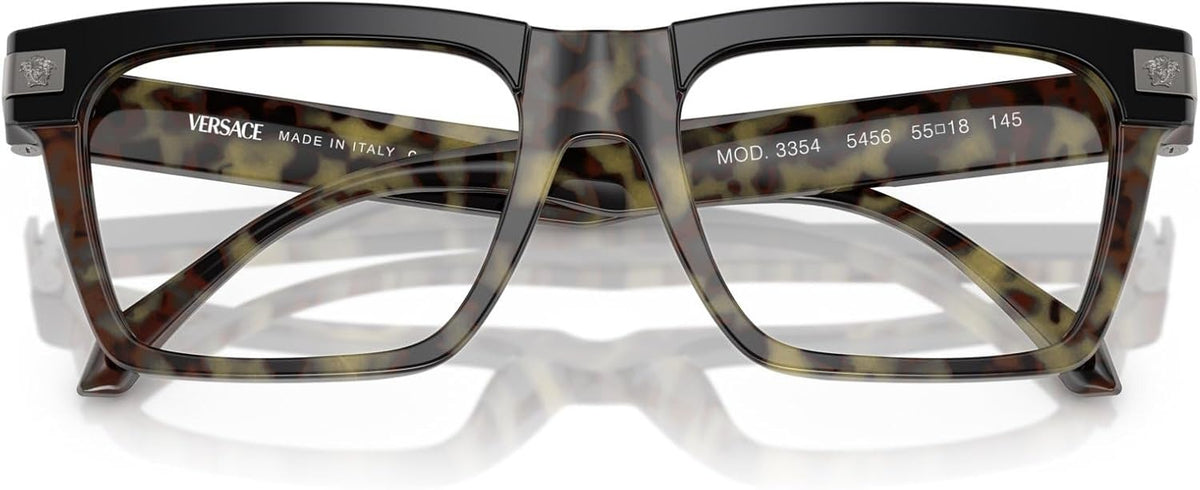 Versace Eyeglasses VE3354 5456 53mm Havana / Demo Lens