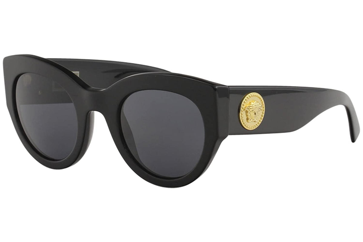 Versace VE4353-GB1/87 51mm Sunglasses Black / Grey Lens