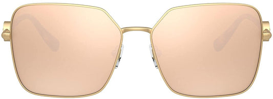 Versace Sunglasses VE2227 14105A 59mm Matte Gold / Brown Gold Mirror Lens