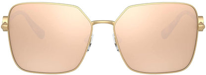 Versace Sunglasses VE2227 14105A 59mm Matte Gold / Brown Gold Mirror Lens