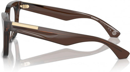 Burberry BE2407 4116 Eyeglasses 51mm Brown / Clear Demo Lens