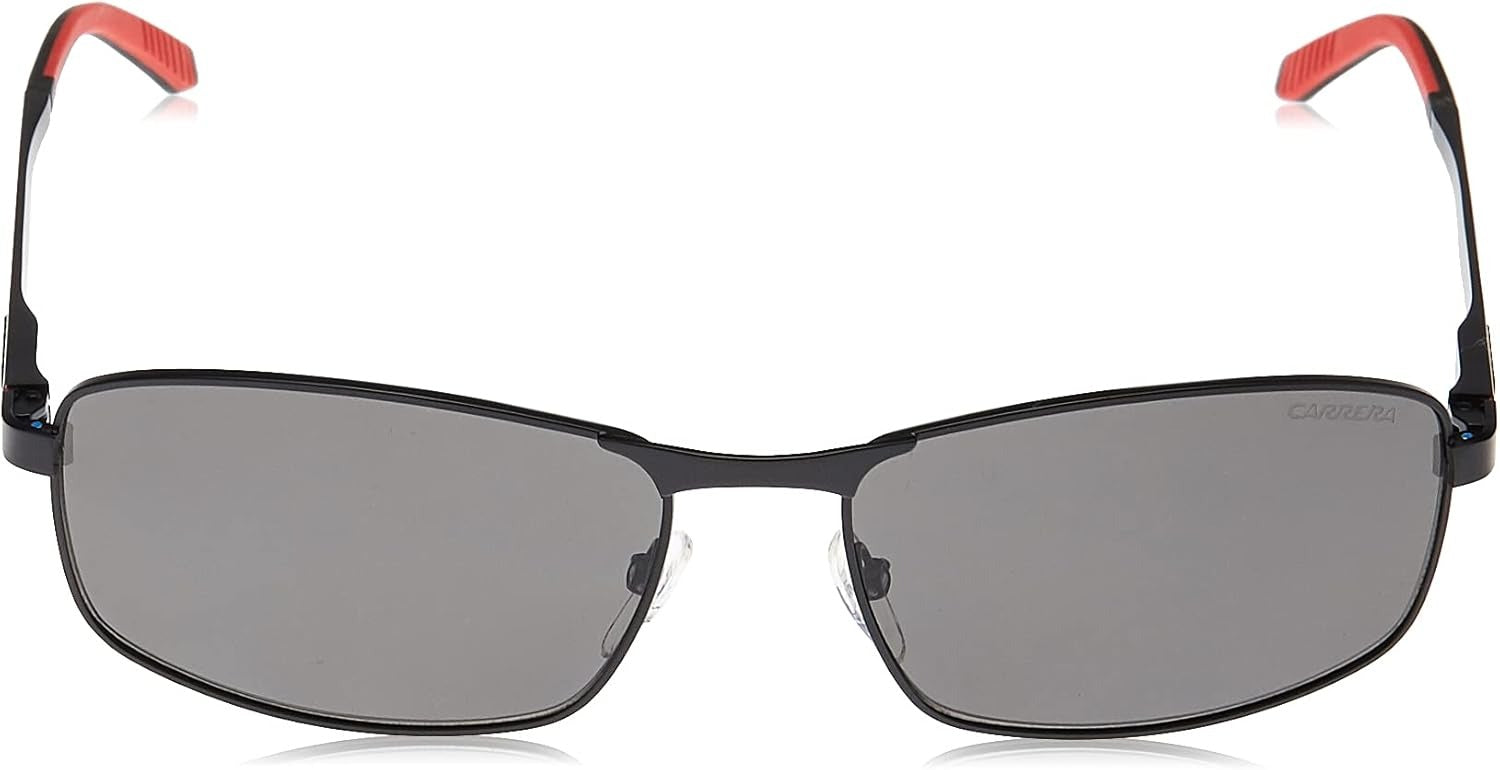Carrera 8012/S 003/M9 Sunglasses 60mm Matte Black / Grey Polarized Lens